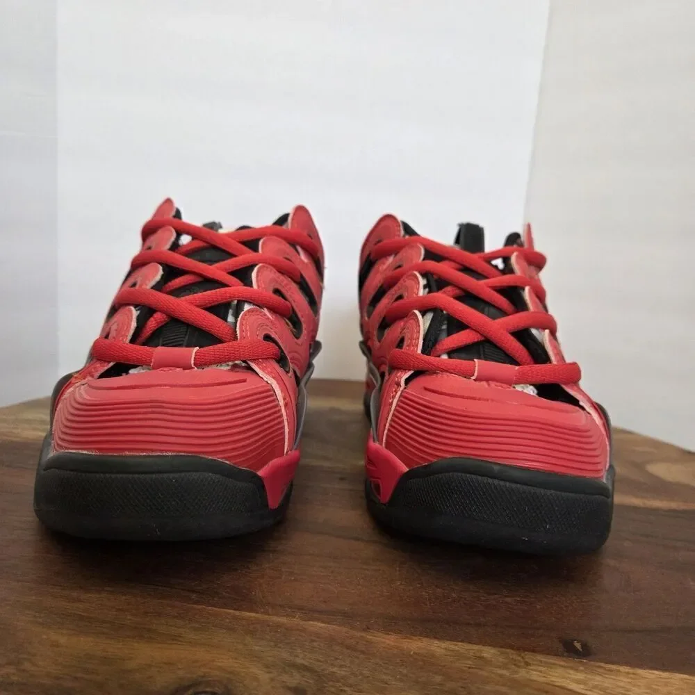 RARE Osiris D3 2001 Skateboard Shoes Women’s 7.5-8 Red w/Black/Gray Camo EUC
